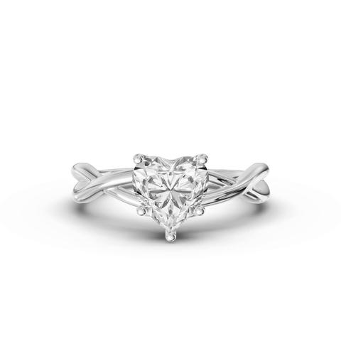 360 degree view of Bianca Twist Engagement Ring