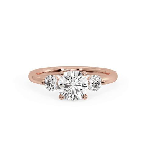 360 degree view of Rosie 3 Stone Engagement Ring