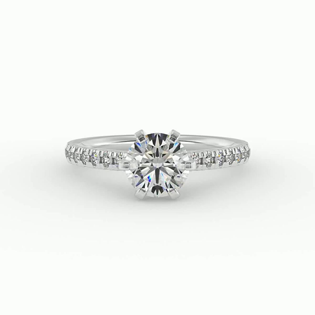 360 degree view of Arabella Engagement Ring