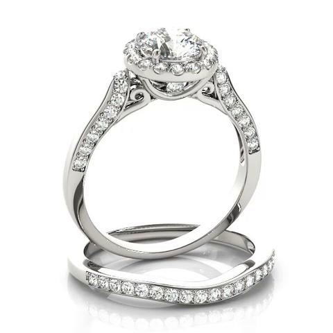 360 degree view of Zenni Halo Engagement Ring