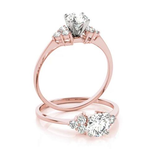 360 degree view of Twila Cluster Diamond Engagement Ring