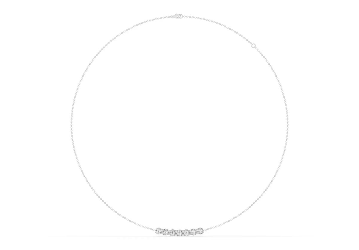 360 degree view of Unity Prong Lab Diamond Bar Necklace (1.75 ct. tw.)