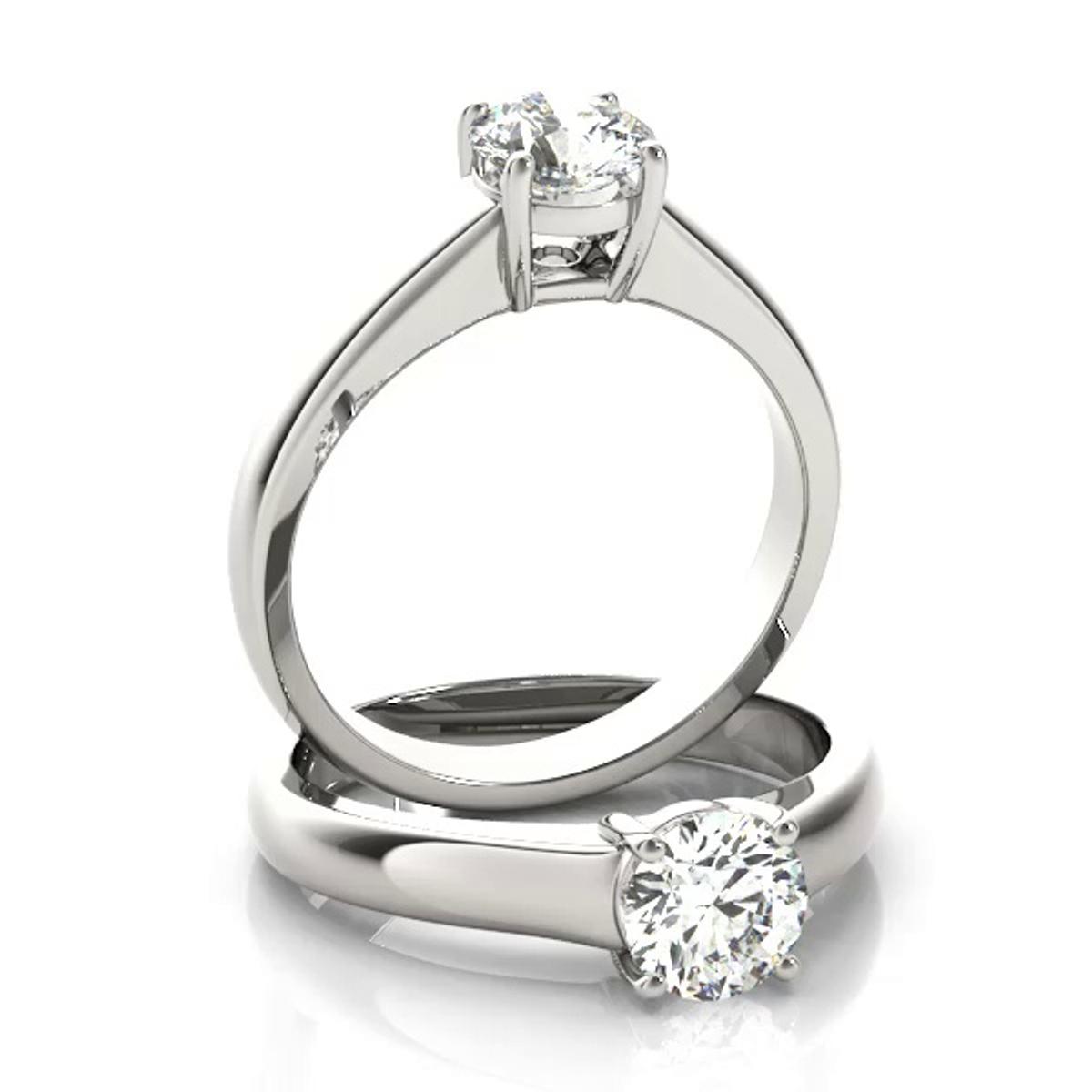 360 degree view of Georgia Solitaire Engagement Ring