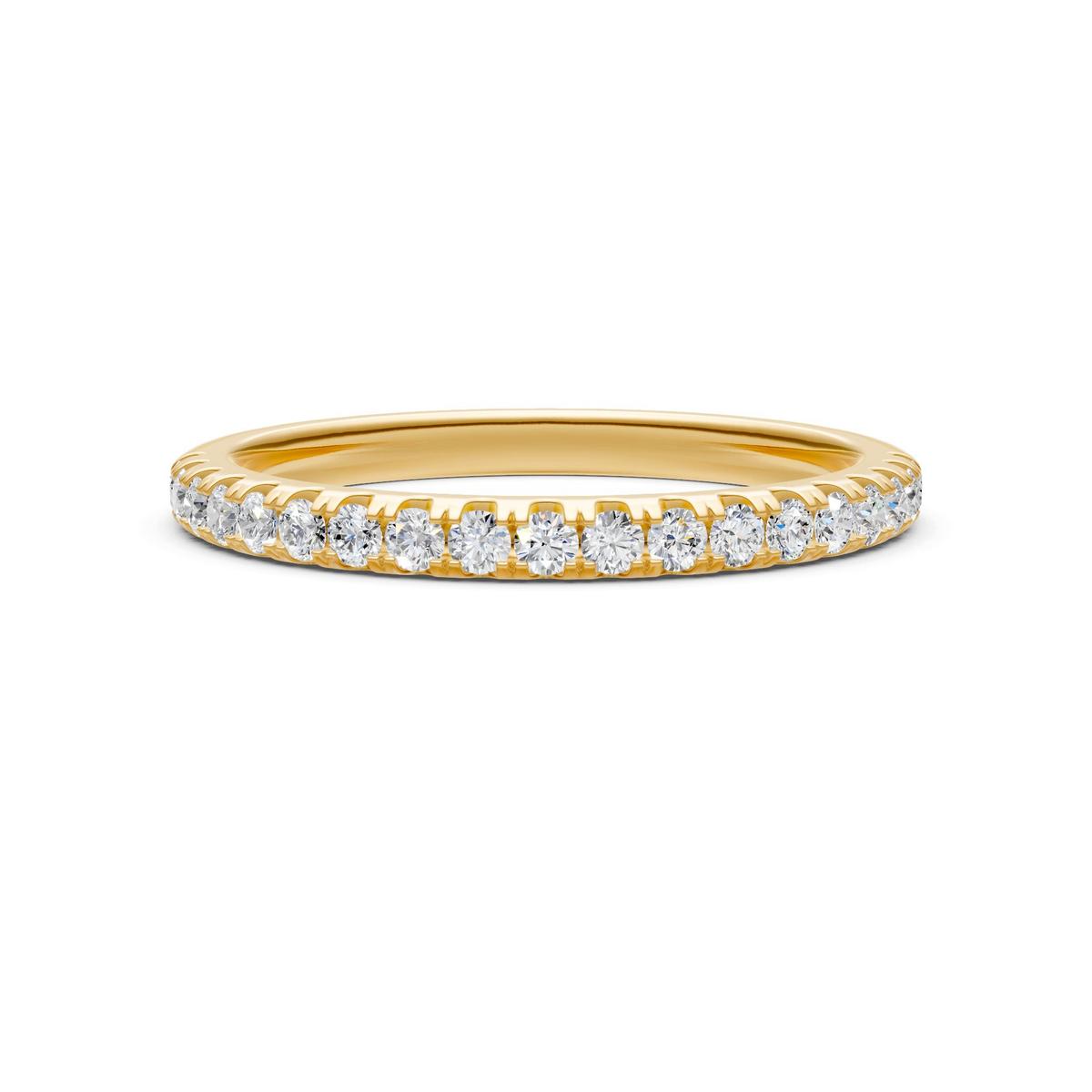 360 degree view of Signature Hearts & Arrows Pavé Lab Band (1/4ct. tw.)