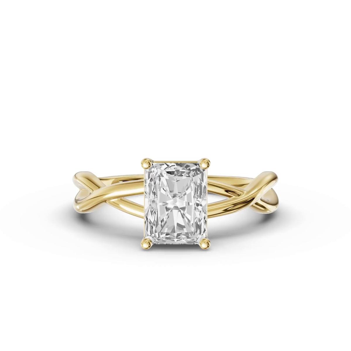 360 degree view of Bianca Twist Engagement Ring