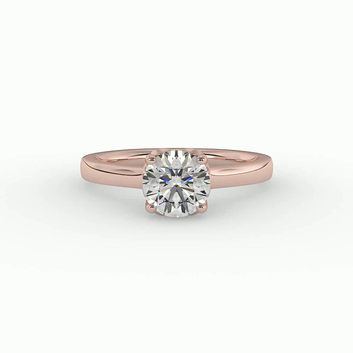 360 degree view of Valerie Heart Solitaire Engagement Ring