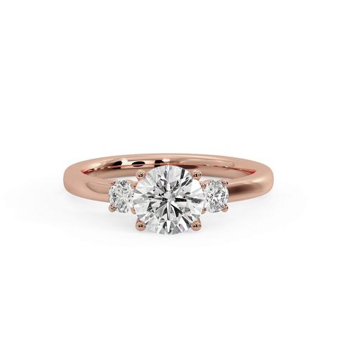 360 degree view of Oaklee 3 Stone Engagement Ring
