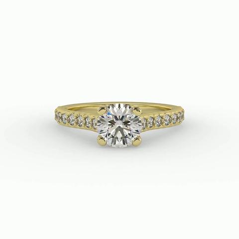 360 degree view of Margot Engagement Ring