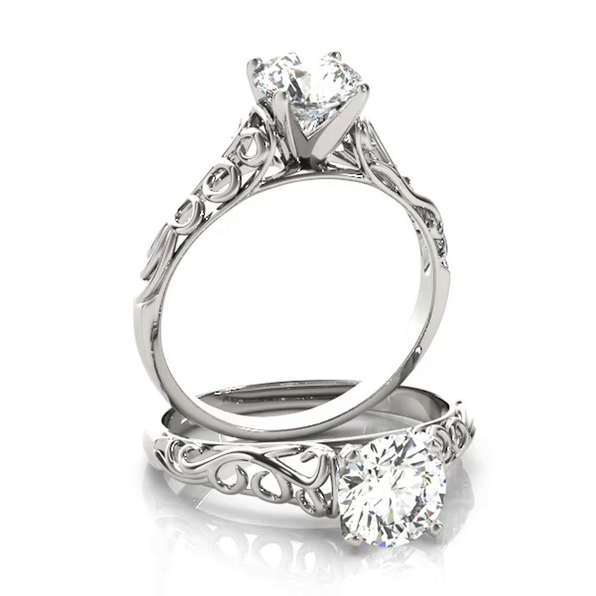 360 degree view of Billie Solitaire Engagement Ring