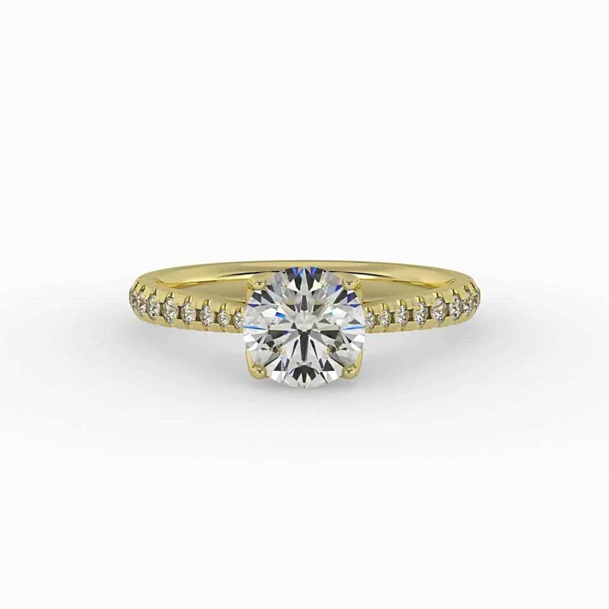 360 degree view of Aliyah Engagement Ring