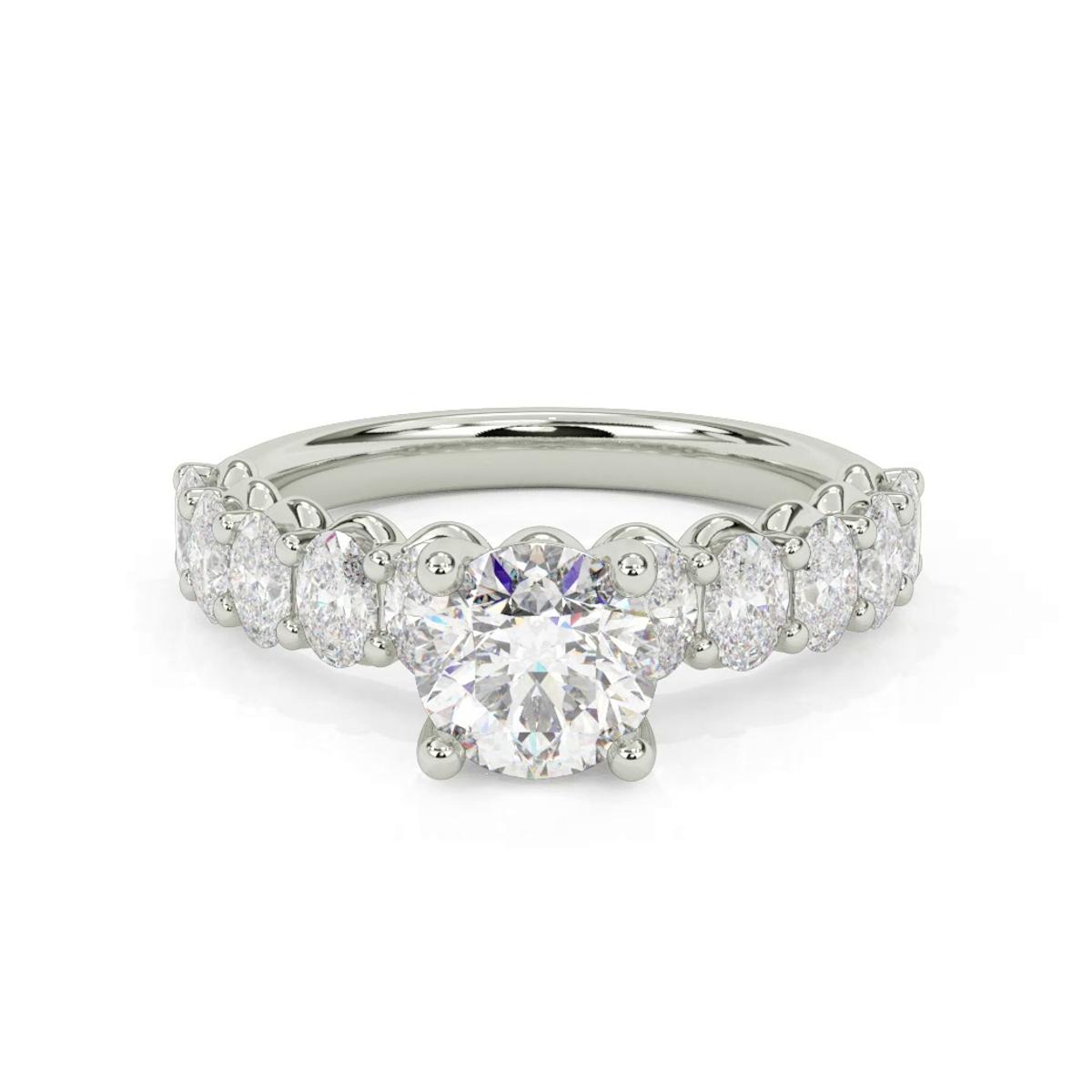 360 degree view of Kimpton Oval Lab Engagement Ring
