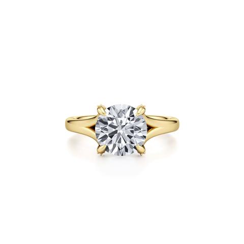 360 degree view of Senlis Split Shank Cathedral Engagement Ring