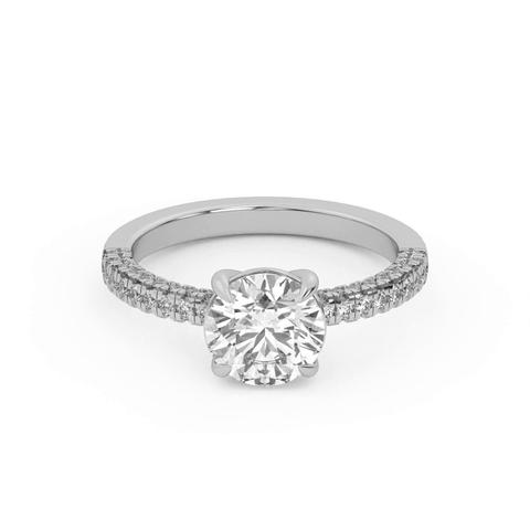 360 degree view of Trio Diamond Engagement Ring