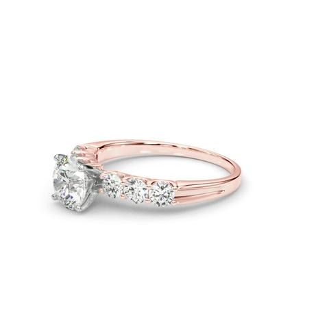 360 degree view of Jax Shared Prong Engagement Ring