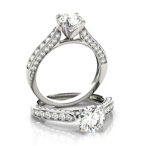 360 degree view of Nika Engagement Ring