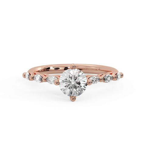 360 degree view of Aubrey Marquise Band Engagement Ring