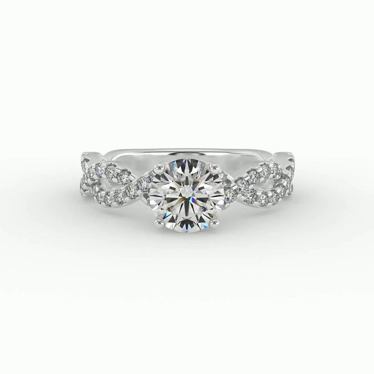 360 degree view of Sloane Engagement Ring