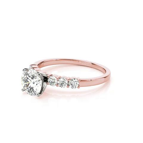 360 degree view of Daffodil Classic Prong Set Diamond Engagement Ring