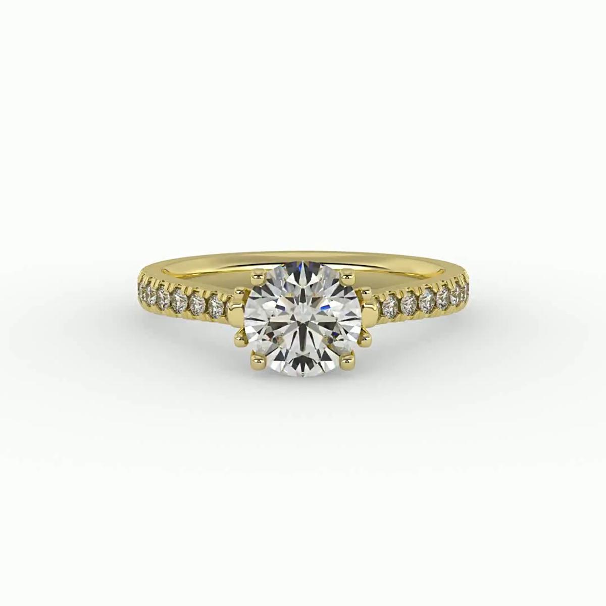 360 degree view of Teagan Engagement Ring