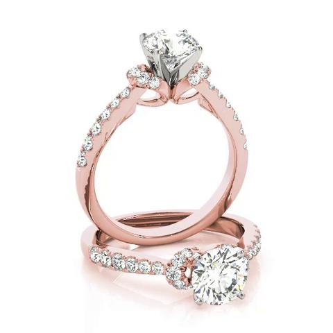 360 degree view of Gail Diamond Collar Engagement Ring