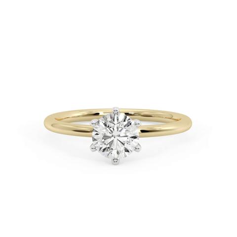 360 degree view of Presentation 6 Prong Solitaire Engagement Ring