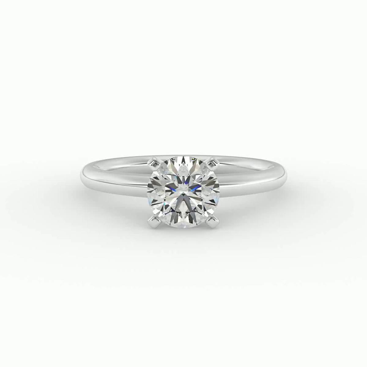 360 degree view of Valeria Solitaire Engagement Ring