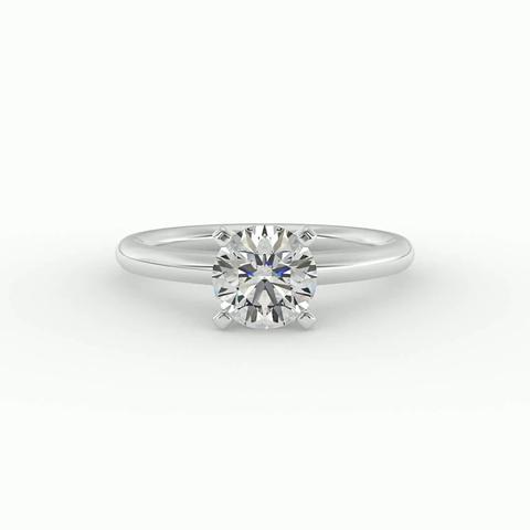 360 degree view of Valeria Solitaire Engagement Ring