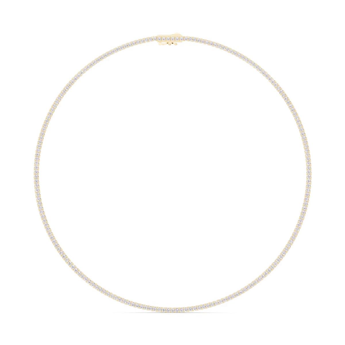 360 degree view of Classic Lab Diamond Tennis Necklace (7 ct. tw.)