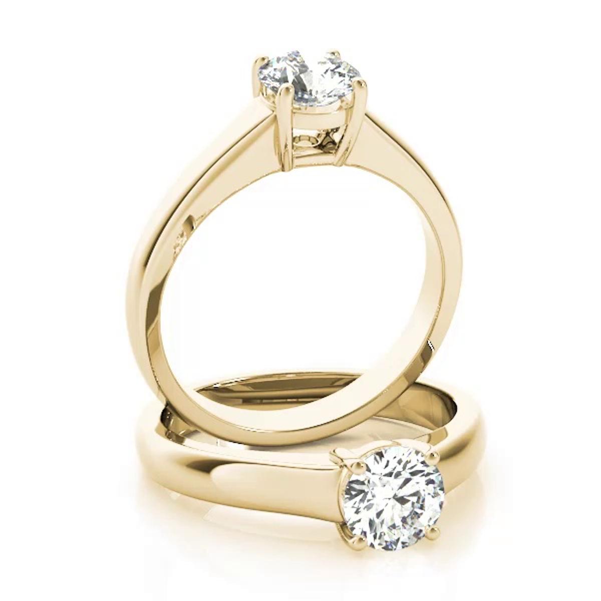 360 degree view of Georgia Solitaire Engagement Ring