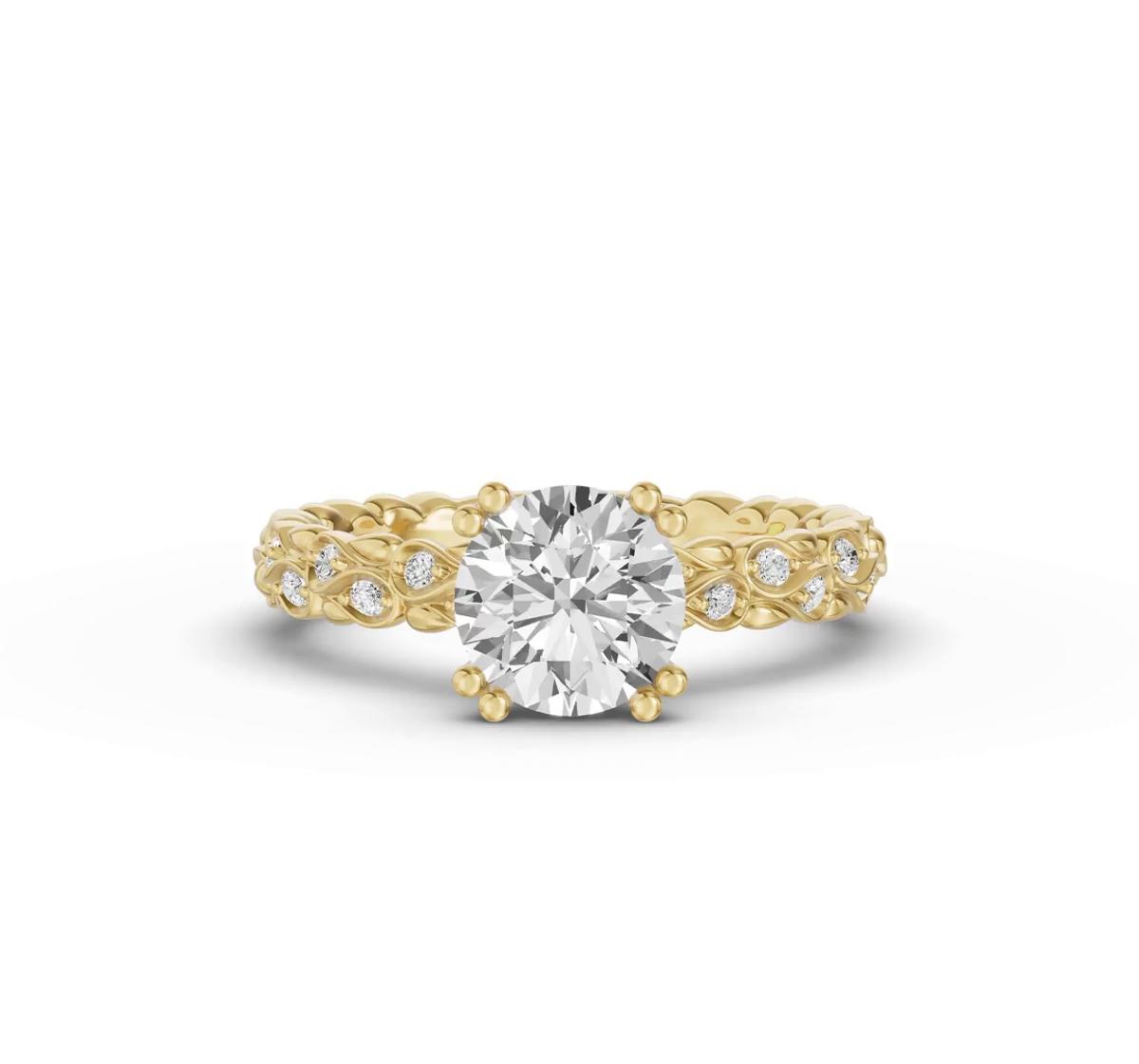 360 degree view of Evermore Lab Diamond Engagement Ring