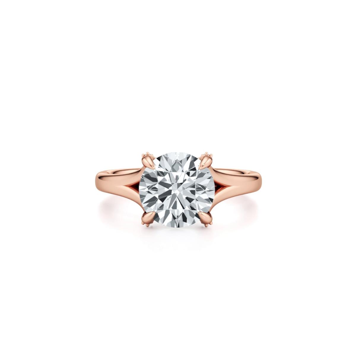 360 degree view of Senlis Split Shank Cathedral Engagement Ring