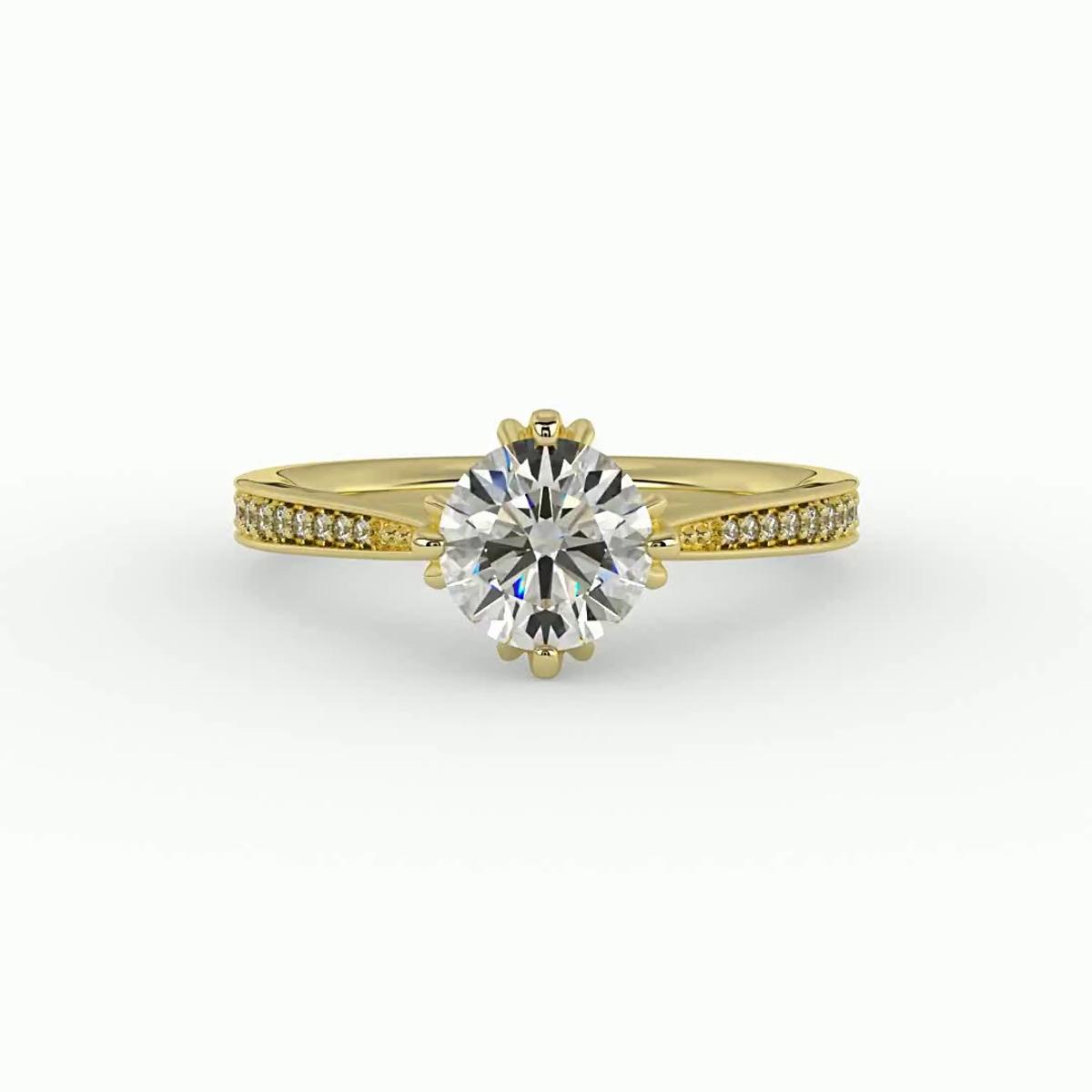 360 degree view of Mya Engagement Ring