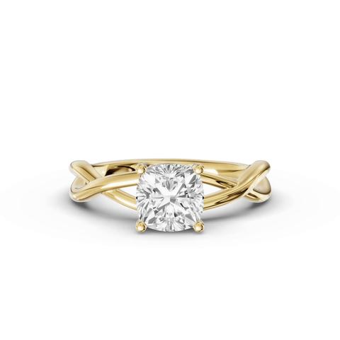 360 degree view of Bianca Twist Engagement Ring