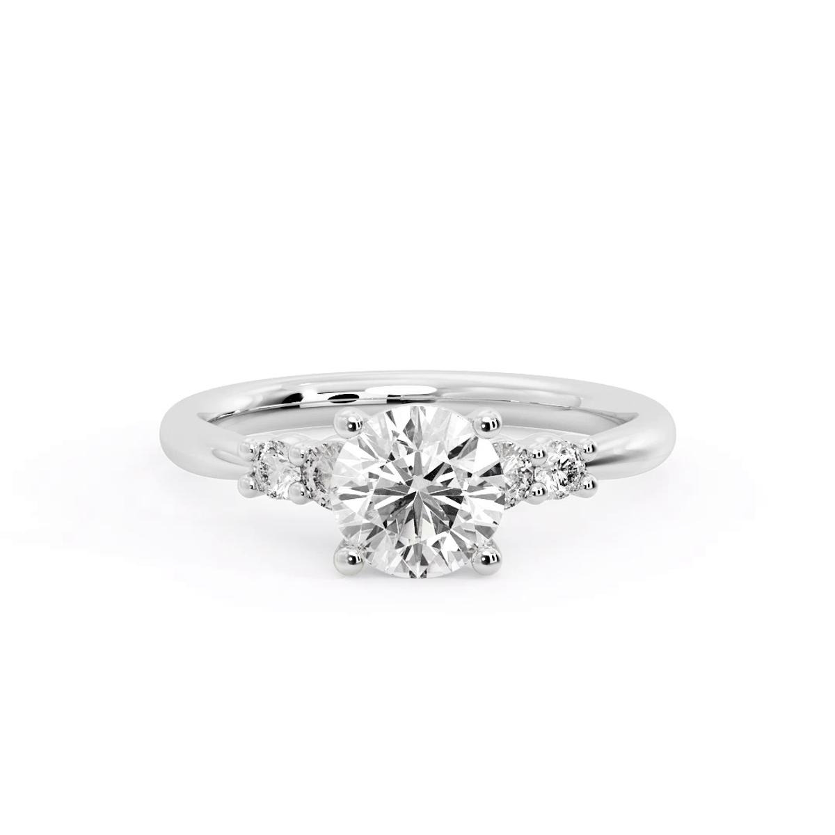 360 degree view of Madelynn 5-Stone Ring