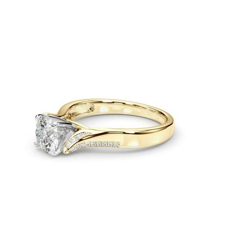 360 degree view of Lissa Cathedral Diamond Engagement Ring