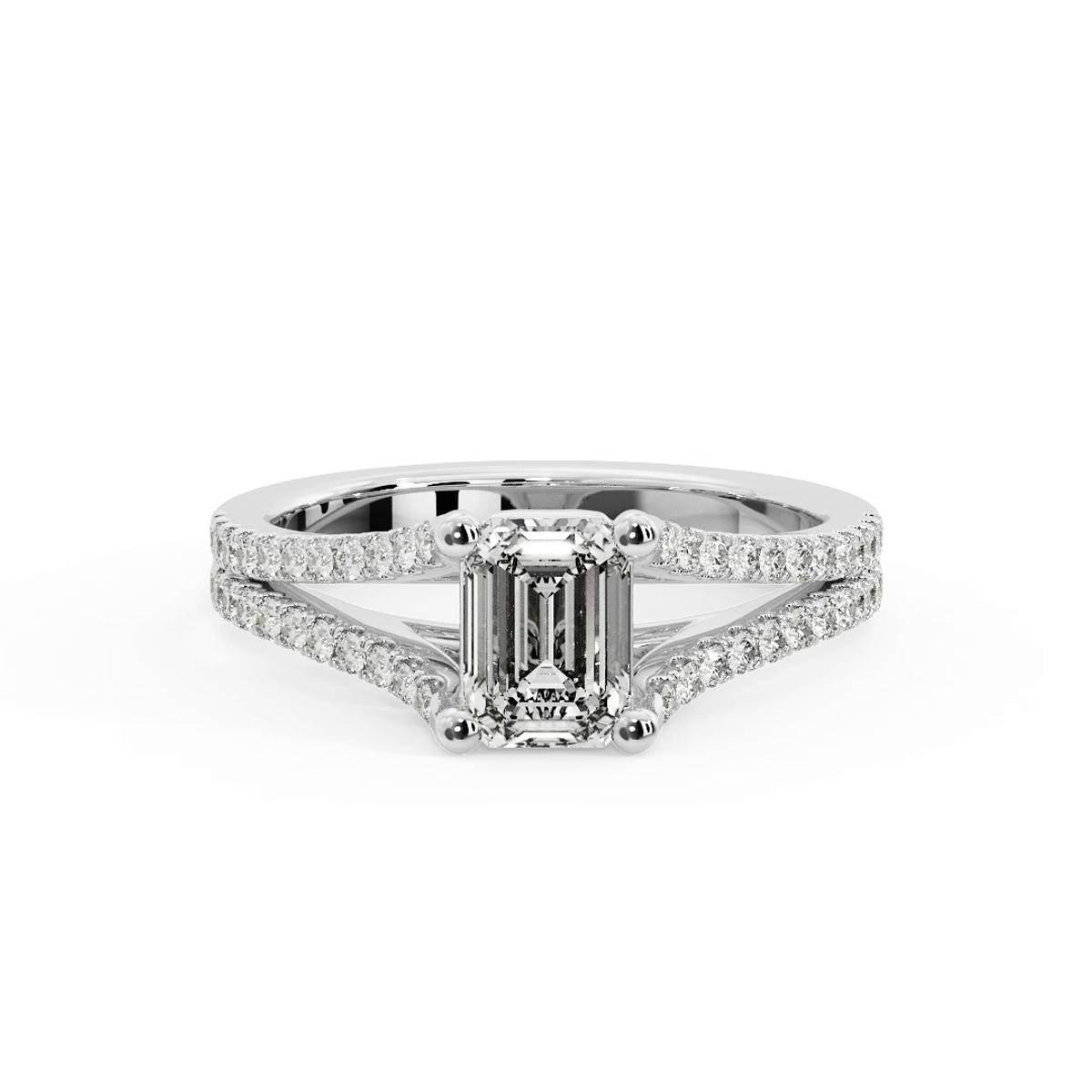360 degree view of Edith Split Shank Engagement Ring