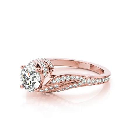 360 degree view of Vienna Diamond Bypass Engagement Ring