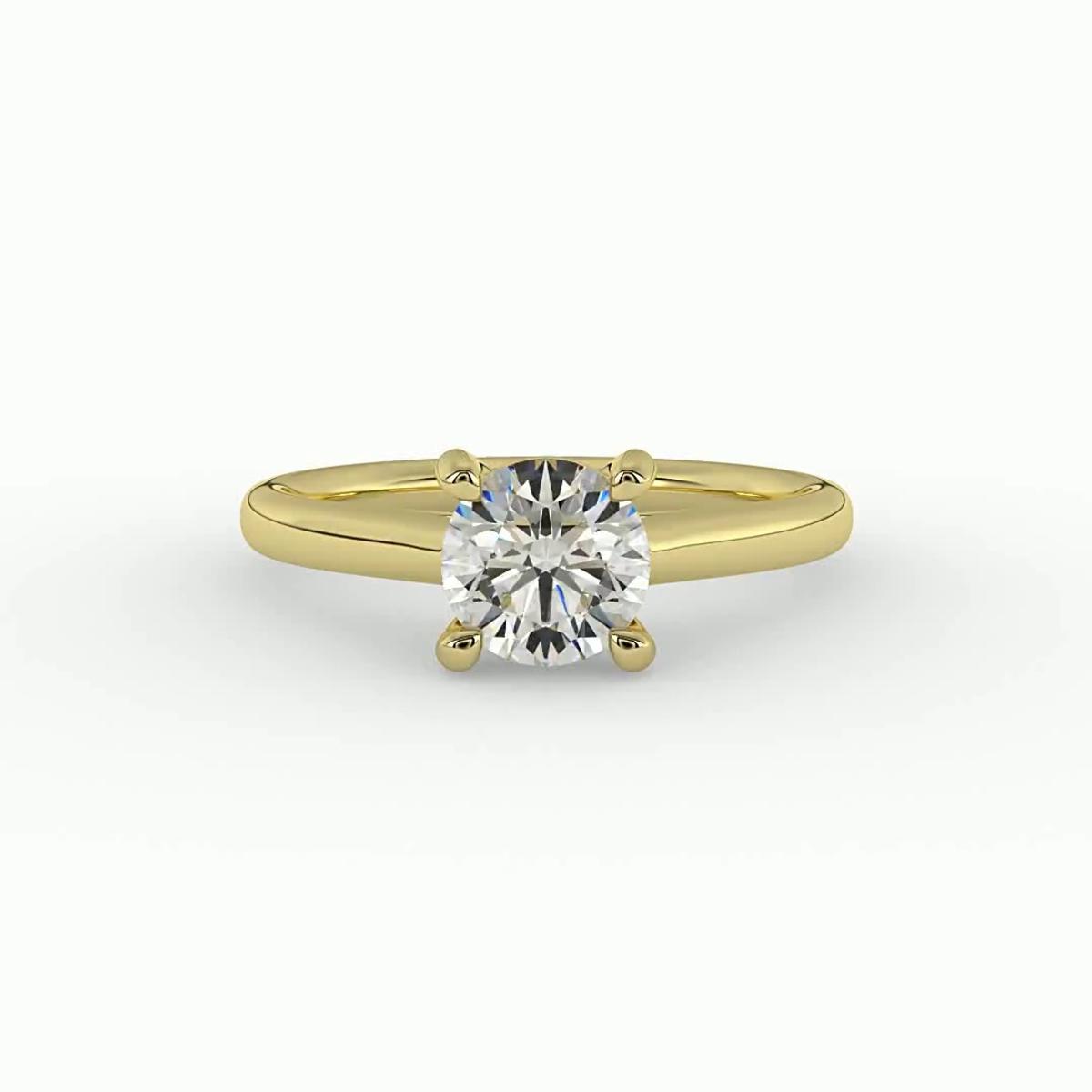 360 degree view of Mary Solitaire Engagement Ring