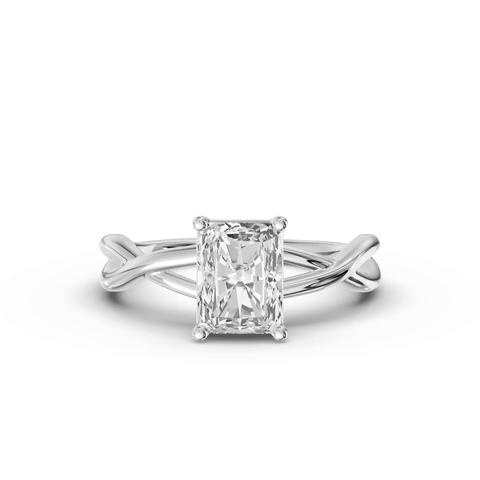 360 degree view of Bianca Twist Engagement Ring