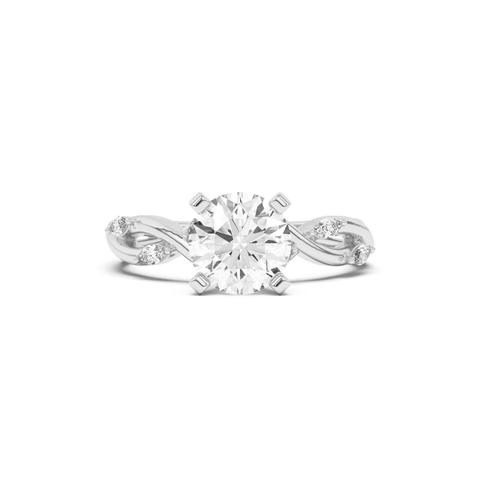 360 degree view of Maxime Twisted Marquise Diamond Engagement Ring