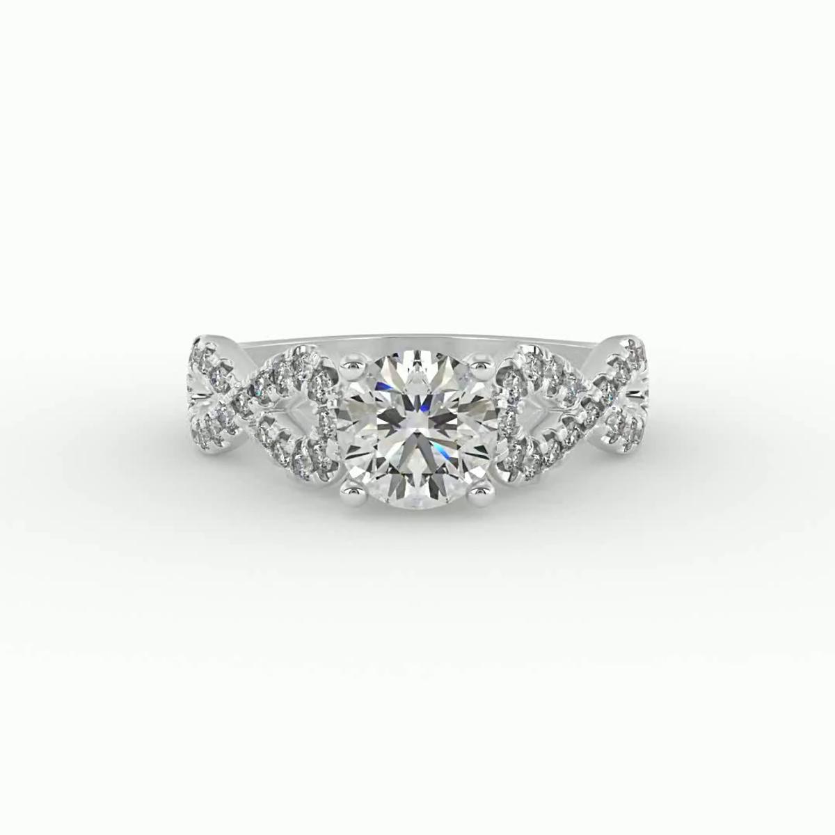 360 degree view of Sara Engagement Ring