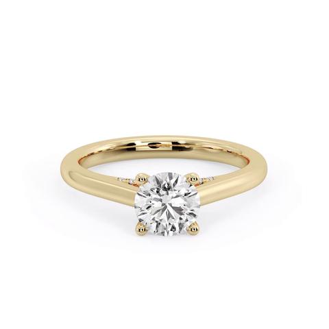 360 degree view of Clementine Pave Twise Engagement Ring