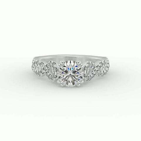 360 degree view of Ada Engagement Ring