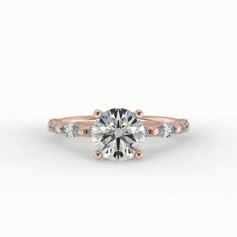 360 degree view of Esmeralda Engagement Ring