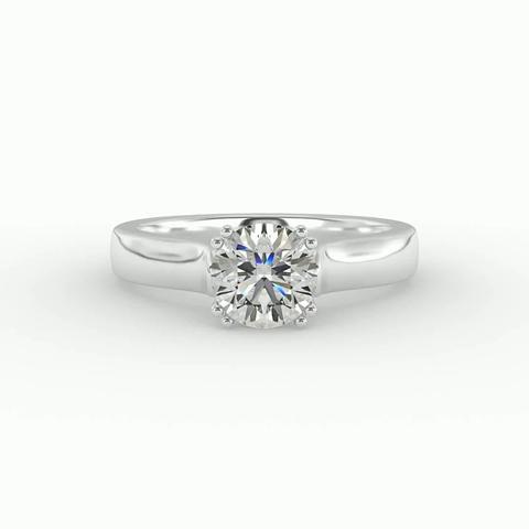 360 degree view of Emerson Solitaire Engagement Ring