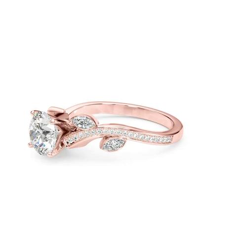 360 degree view of Poppy Nature Inspired Diamond Engagement Ring