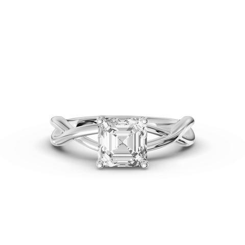 360 degree view of Bianca Twist Engagement Ring
