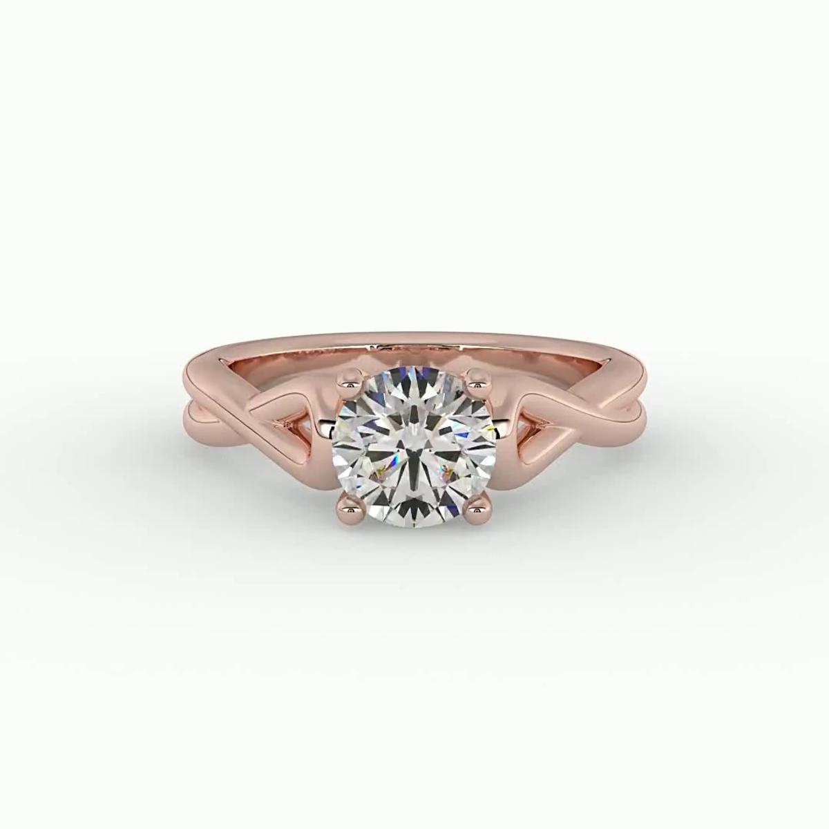 360 degree view of Ayla Solitaire Engagement Ring