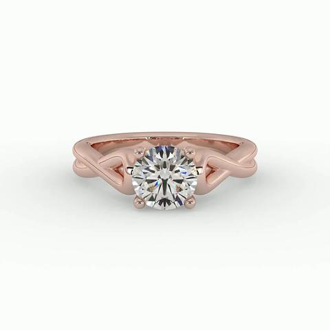 360 degree view of Ayla Solitaire Engagement Ring