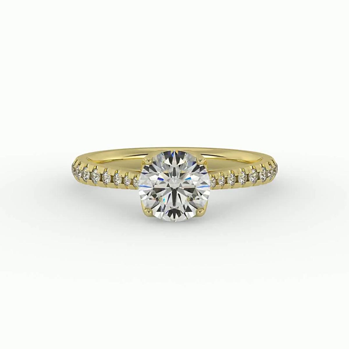 360 degree view of Millie Engagement Ring